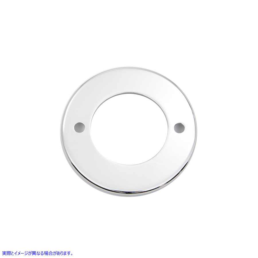 49-0622 クロームフロントホイールハブカバー 取寄せ Vツイン Chrome Front Wheel Hub Cover (検索用／