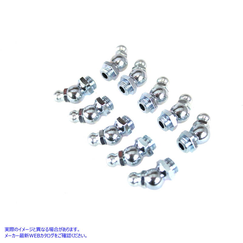 49-0637 アレマイト グリースフィッティング 白亜鉛 取寄せ Vツイン Alemite Grease Fitting White Zinc (検索用／