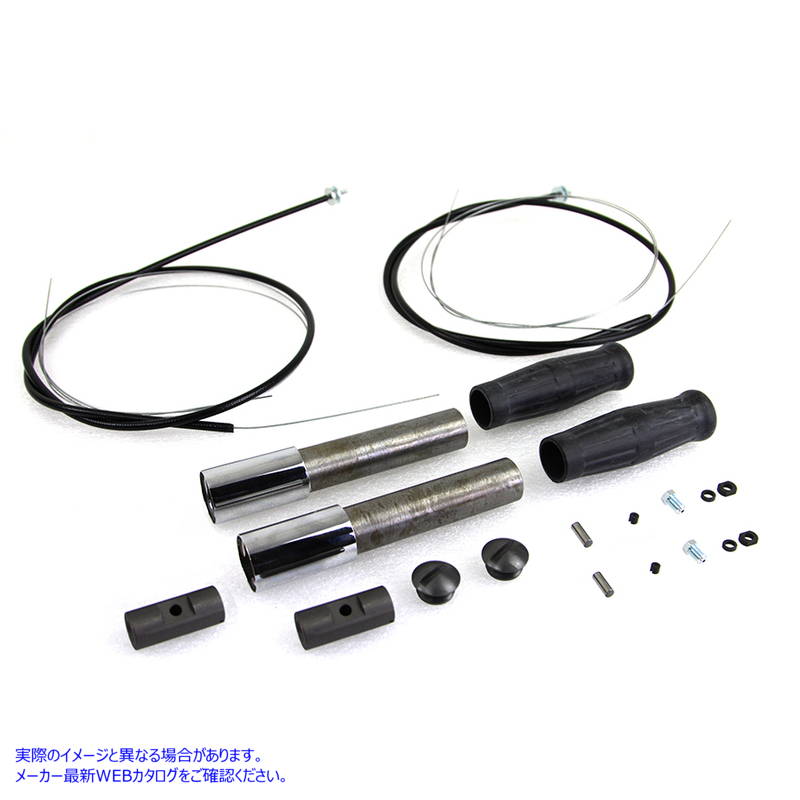 49-0641 Throttle and Spark Cable Kit 取寄せ Vツイン (検索用／