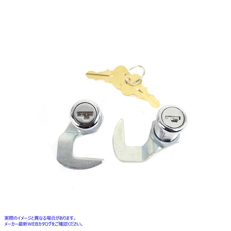 49-0666 サドルバッグロックセット Saddlebag Lock Set 取寄せ Vツイン (検索用／53587-85