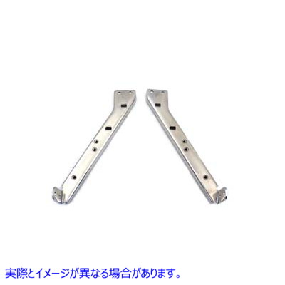 49-0791 クローム サドルバッグ ガード キット ブラケット Chrome Saddlebag Guard Kit Brackets 取寄せ Vツイン (検索用／90718