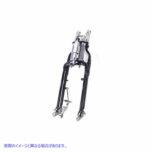 49-0844 FXSTS インライン スプリング フォーク アセンブリ ブラック FXSTS Inline Spring Fork Assembly Black 取寄せ Vツイン