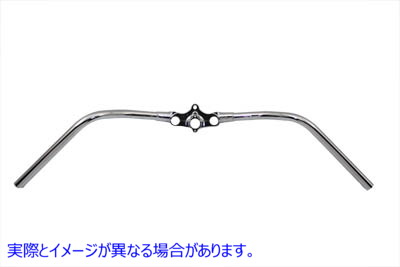 49-0896 オフセット スプリング フォーク 1 インチ ハンドルバー クローム 取寄せ Vツイン Offset Spring Fork 1 inch Handlebar