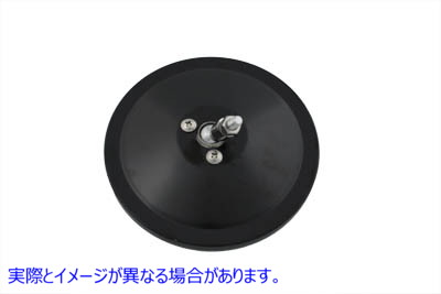 49-0913 レプリカ 5 インチ ラウンド ミラー ブラック 取寄せ Vツイン Replica 5 inch Round Mirror Black (検索用／