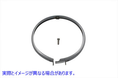 49-0922 ヘッドランプベゼル クローム 取寄せ Vツイン Headlamp Bezel Chrome (検索用／67713-35