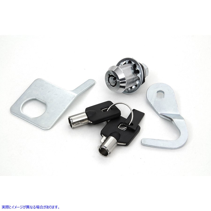 49-1006 クローム サドルバッグ ロックとキー キット Chrome Saddlebag Lock and Key Kit 取寄せ Vツイン (検索用／53194-07