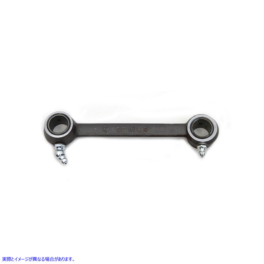 49-1007 ブラックのフロントブレーキシャックルバー 取寄せ Vツイン Black Front Brake Shackle Bar (検索用／