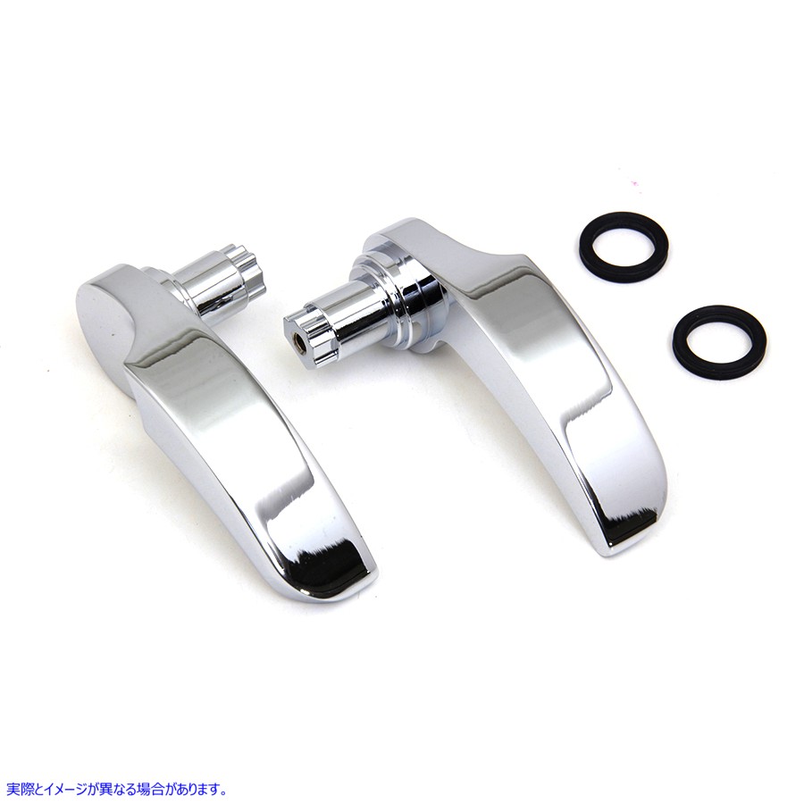 49-1266 クロームサドルバッグハンドルキット Chrome Saddlebag Handle Kit 取寄せ Vツイン (検索用／90200902 90200903