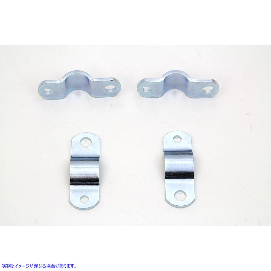 49-1331 フロントガラスストラップセット 亜鉛 取寄せ Vツイン Windshield Strap Set Zinc (検索用／