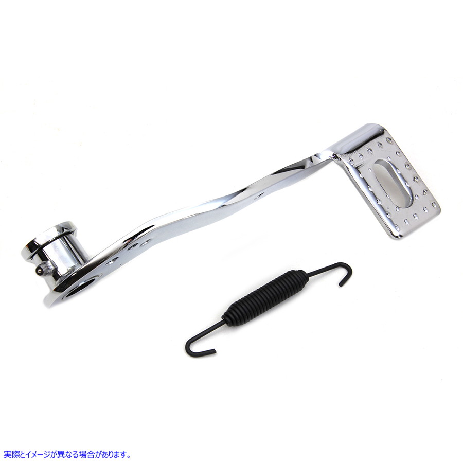 49-1375 クロームブレーキペダルキット 取寄せ Vツイン Chrome Brake Pedal Kit (検索用／