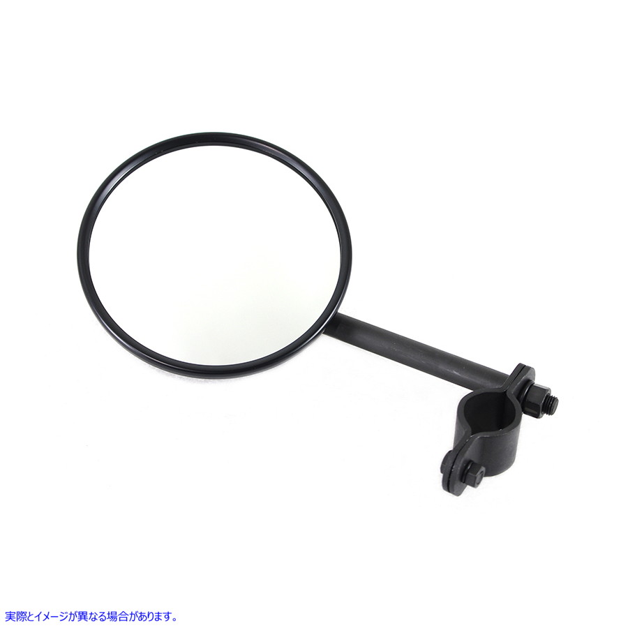 49-1422 トール スプリング フォーク ブラック 5 インチ ミラー 取寄せ Vツイン Tall Spring Fork Black 5 inch Mirror (検索用
