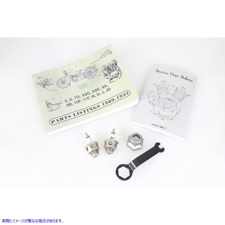 49-1898 JDスパークプラグ＆パーツブックセット 取寄せ Vツイン JD Spark Plug & Parts Book Set (検索用／