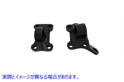 49-1989 サイドカーロアフロントブラケットセット 取寄せ Vツイン Front Lower Side Car Clamp Set (検索用／87205-58