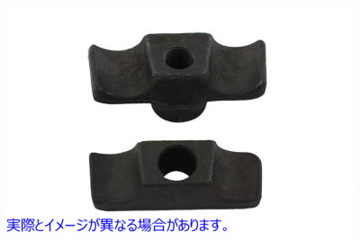 49-1995 サイドカーマウントクランプセット パーカーライズド Side Car Mount Clamp Set 取寄せ Vツイン (検索用／87127-36 8712