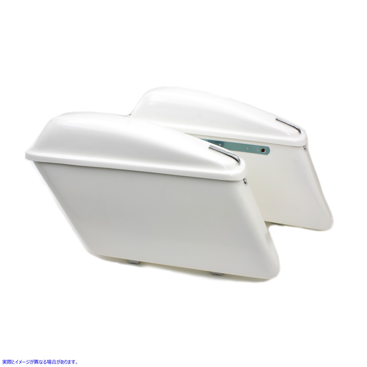 49-2050 レプリカホワイトサドルバッグセット Replica White Saddlebag Set 取寄せ Vツイン (検索用／