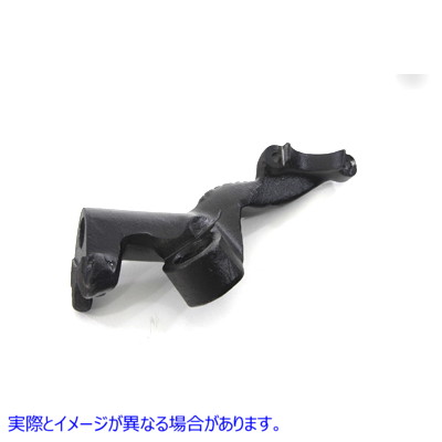 49-2546 ブラック Jiffy キックスタンド マウント ブラケット 取寄せ Vツイン Black Jiffy Kickstand Mount Bracket (検索用／50