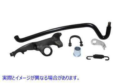 49-2547 ブラックジフィックキックスタンドアセンブリ Black Jiffy Kickstand Assembly 取寄せ Vツイン (検索用／50002-32 V-Twin