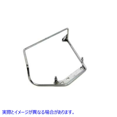 49-2548 クローム右サドルバッグマウントブラケット 取寄せ Vツイン Chrome Right Saddlebag Mount Bracket (検索用／90875-77A