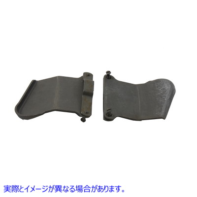 49-2556 フットボードエクステンションパーカー化パッドセット Footboard Extension Parkerized Pad Set 取寄せ Vツイン (検索用／52665-33 52654-33 V-Twin