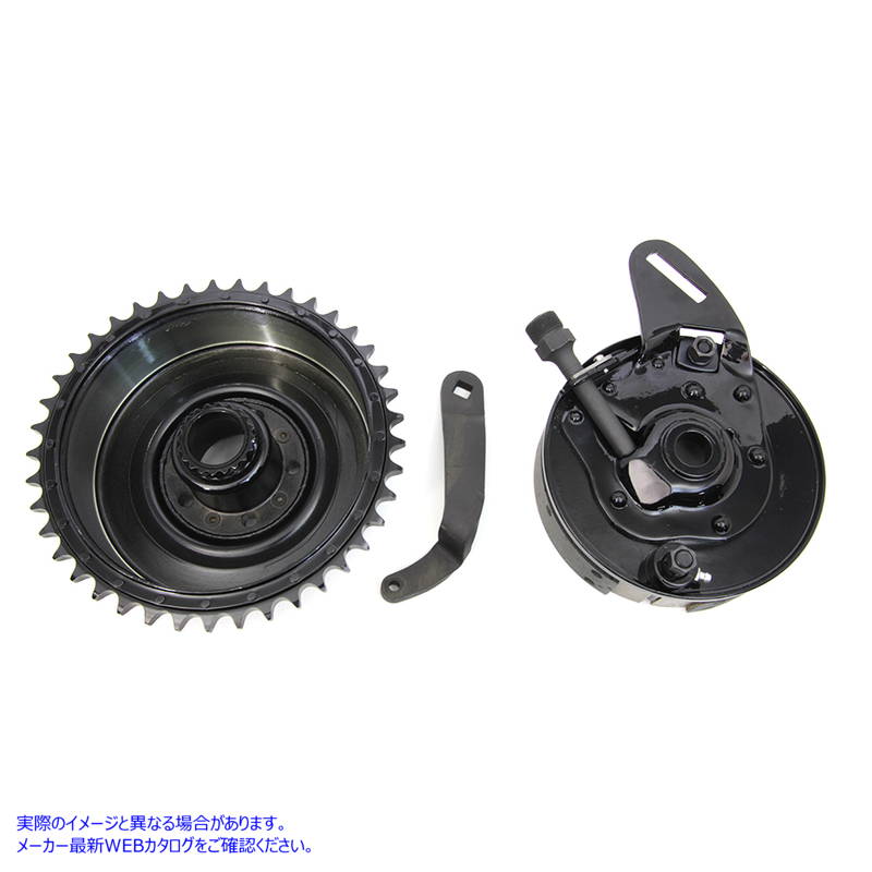 49-2629 45 インチ リア ブレーキ ドラムとバッキング プレート アセンブリ 45 inch Rear Brake Drum and Backing Plate Assembl