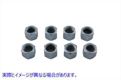 49-3009 インディアン シリンダー ベース ナット セット 亜鉛 取寄せ Vツイン Indian Cylinder Base Nut Set Zinc (検索用／