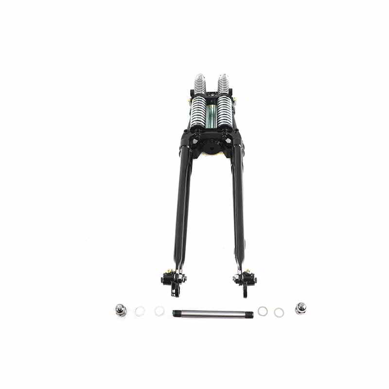 49-3127 26 インチ テッド ナロー スプリング フォーク アセンブリ ブラック 取寄せ Vツイン 26 inch Tedd Narrow Spring Fork A