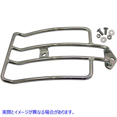 50-0040 ワイアット ガトリング ラゲッジ ラック クローム Wyatt Gatling Luggage Rack Chrome 取寄せ Vツイン (検索用／