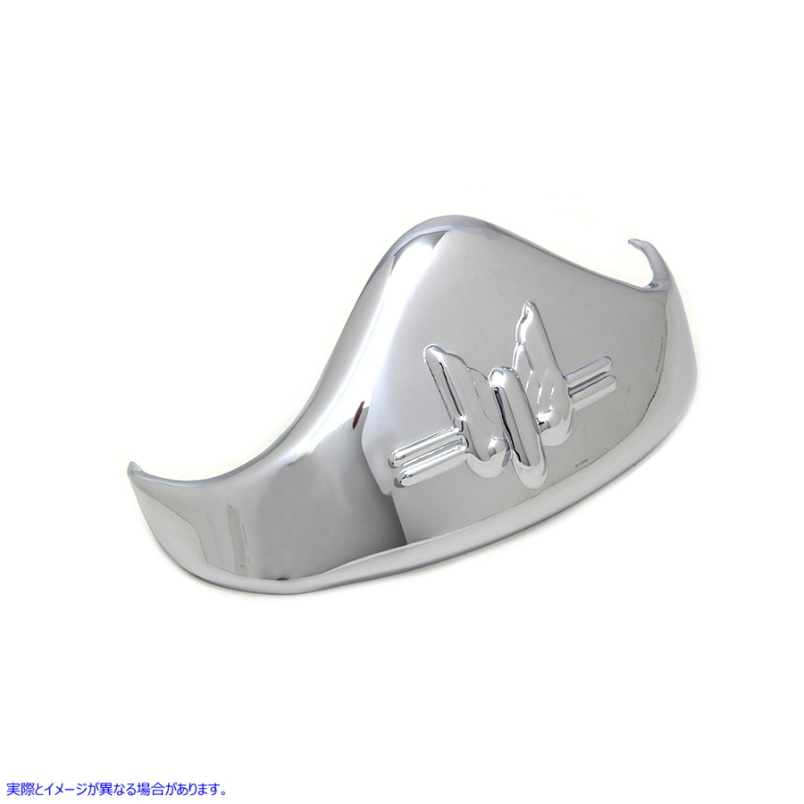 50-0047 クロームリアフェンダーチップ Chrome Rear Fender Tip 取寄せ Vツイン (検索用／