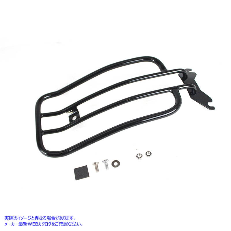 50-0063 7 インチ ソロ ラゲッジ ラック ブラック 7 inch Solo Luggage Rack Black 取寄せ Vツイン (検索用／