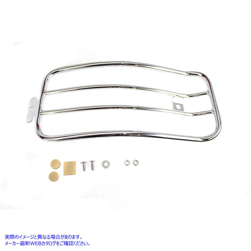 50-0064 7 インチ ソロ ラゲッジ ラック クローム 7 inch Solo Luggage Rack Chrome 取寄せ Vツイン (検索用／