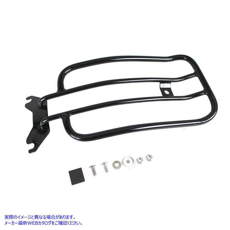 50-0067 7 インチ ソロ ラゲッジ ラック ブラック 7 inch Solo Luggage Rack Black 取寄せ Vツイン (検索用／