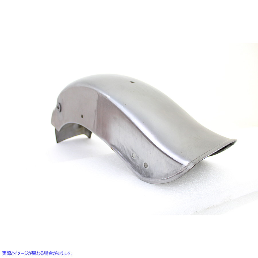 50-0150 リアフェンダーボブロースチール 取寄せ Vツイン Rear Fender Bobbed Raw Steel (検索用／59904-80