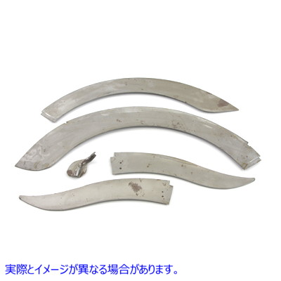 50-0168 リアフェンダースカートセット 取寄せ Vツイン Rear Fender Skirt Set (検索用／