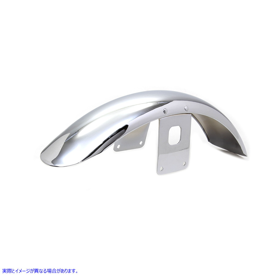 50-0191 フロントフェンダーナロークローム Front Fender Narrow Chrome 取寄せ Vツイン (検索用／58998-83