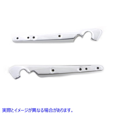 50-0238 リアフェンダー ストラットカバー クローム 取寄せ Vツイン Rear Fender Strut Cover Chrome (検索用／59902-04 59903-0