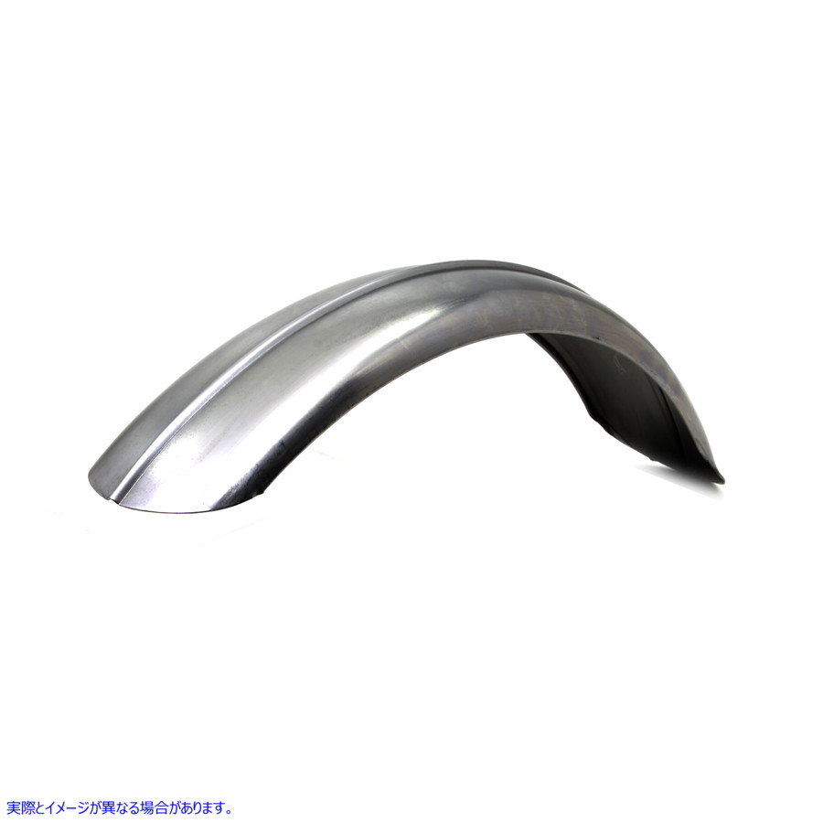 50-0281 4インチリブフロントフェンダー生 4 inch Ribbed Front Fender Raw 取寄せ Vツイン (検索用／