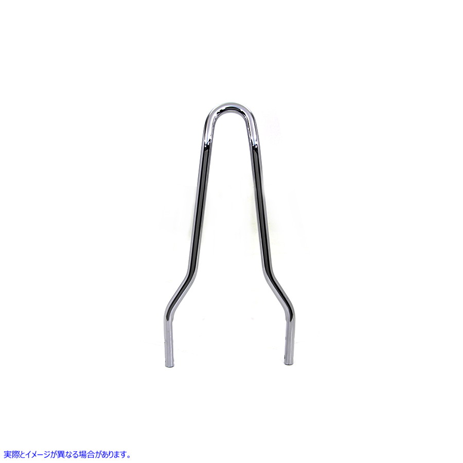 50-0320 16インチ ラウンド シーシーバー トップ クローム 16 inch Round Sissy Bar Top Chrome 取寄せ Vツイン (検索用／