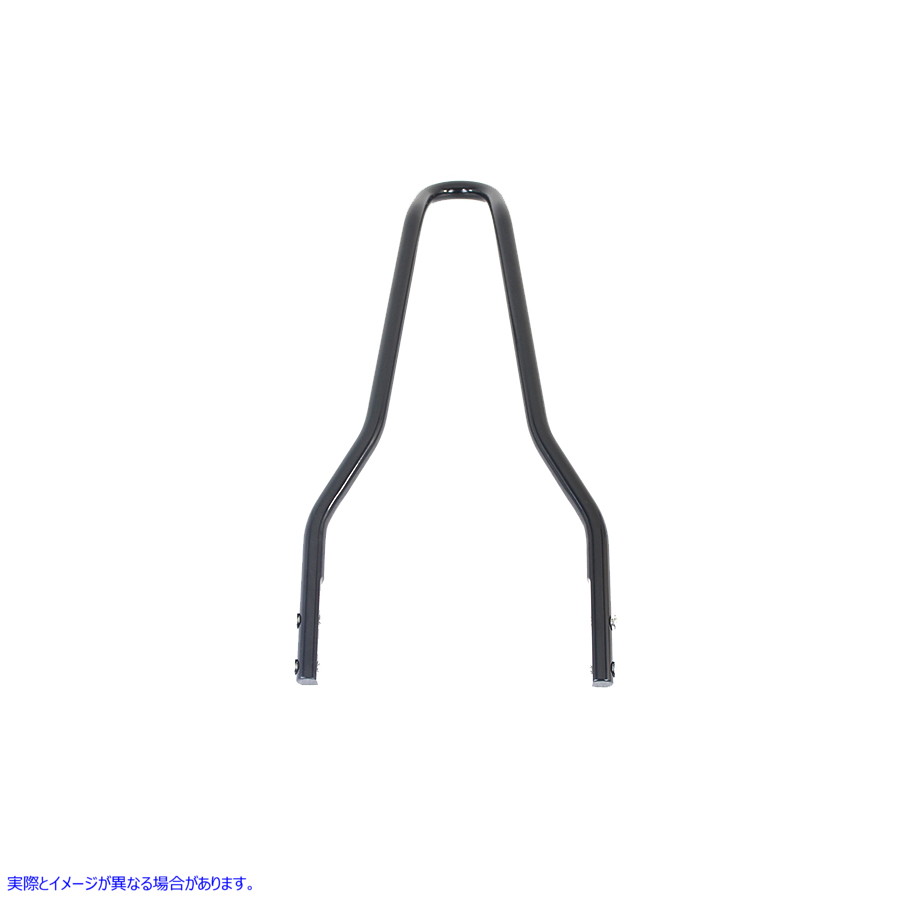 50-0387 16インチ ラウンド シーシーバー トップ ブラック 16 inch Round Sissy Bar Top Black 取寄せ Vツイン (検索用／