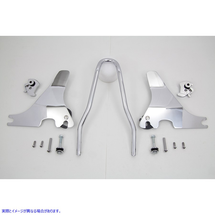 50-0467 13インチ シーシーバーキット クローム 取寄せ Vツイン 13 inch Sissy bar Kit Chrome (検索用／