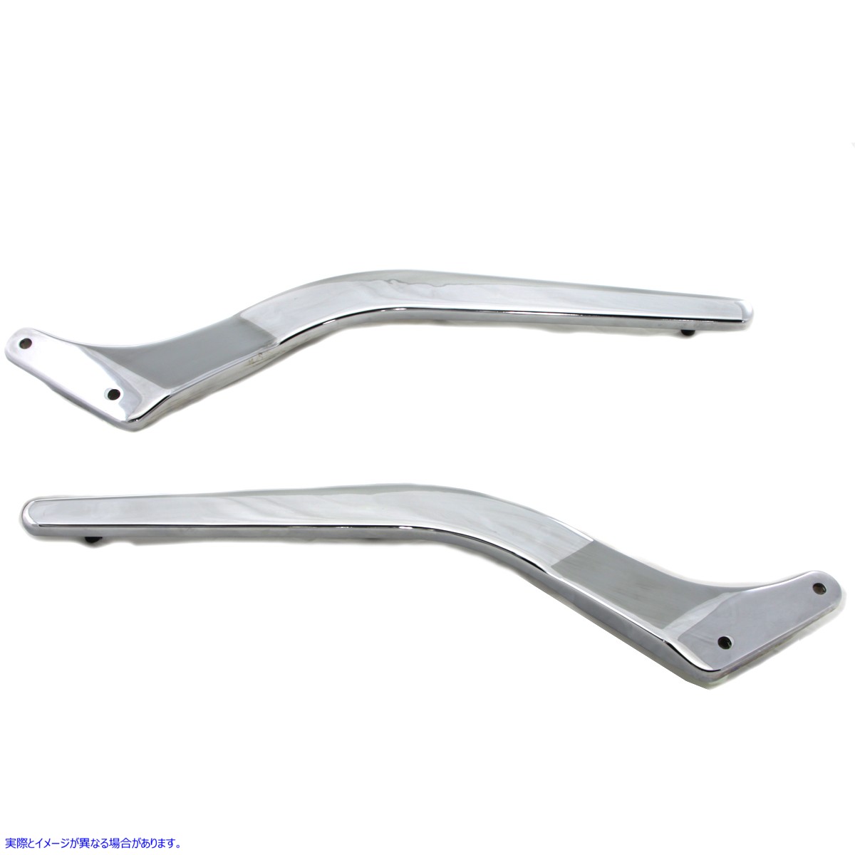 50-0651 リアフェンダーストラットセットスムーズクロム Rear Fender Strut Set Smooth Chrome 取寄せ Vツイン (検索用／ Wyatt Gatling