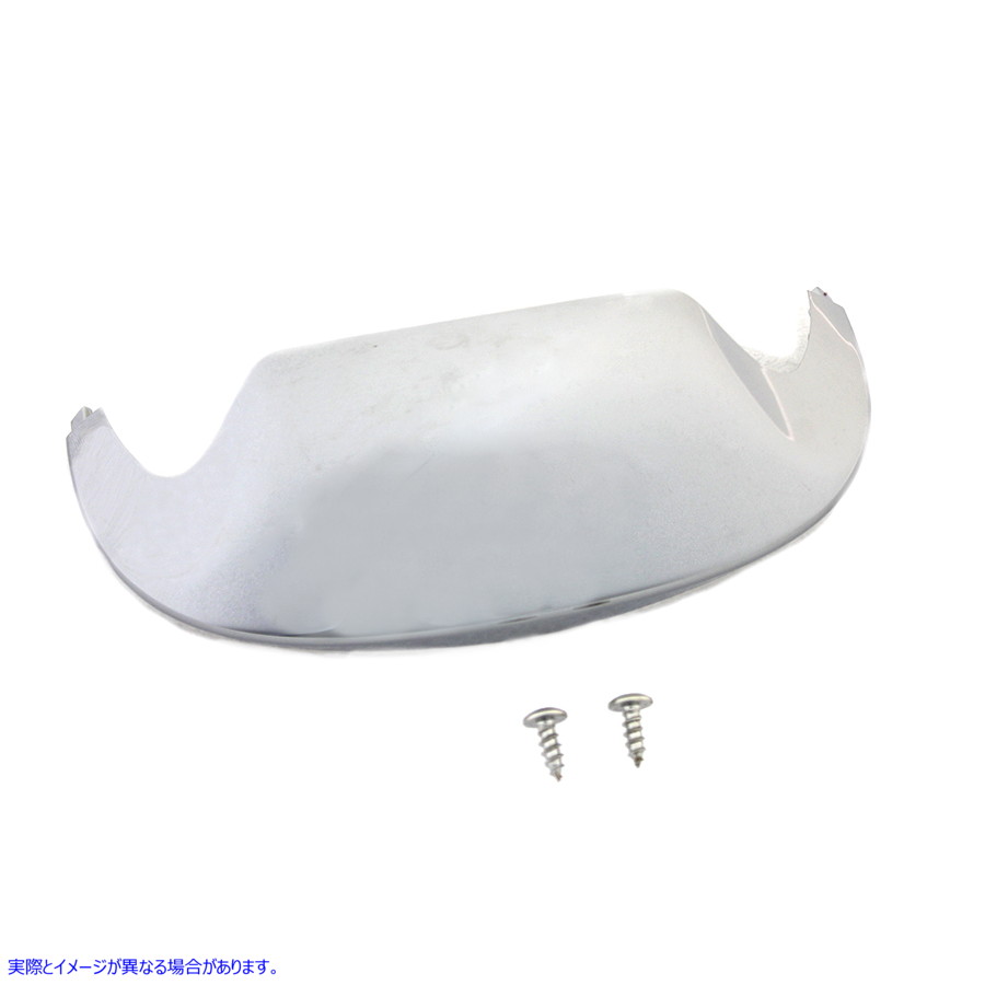 50-0684 クロームフロントフェンダーチップ Chrome Front Fender Tip 取寄せ Vツイン (検索用／