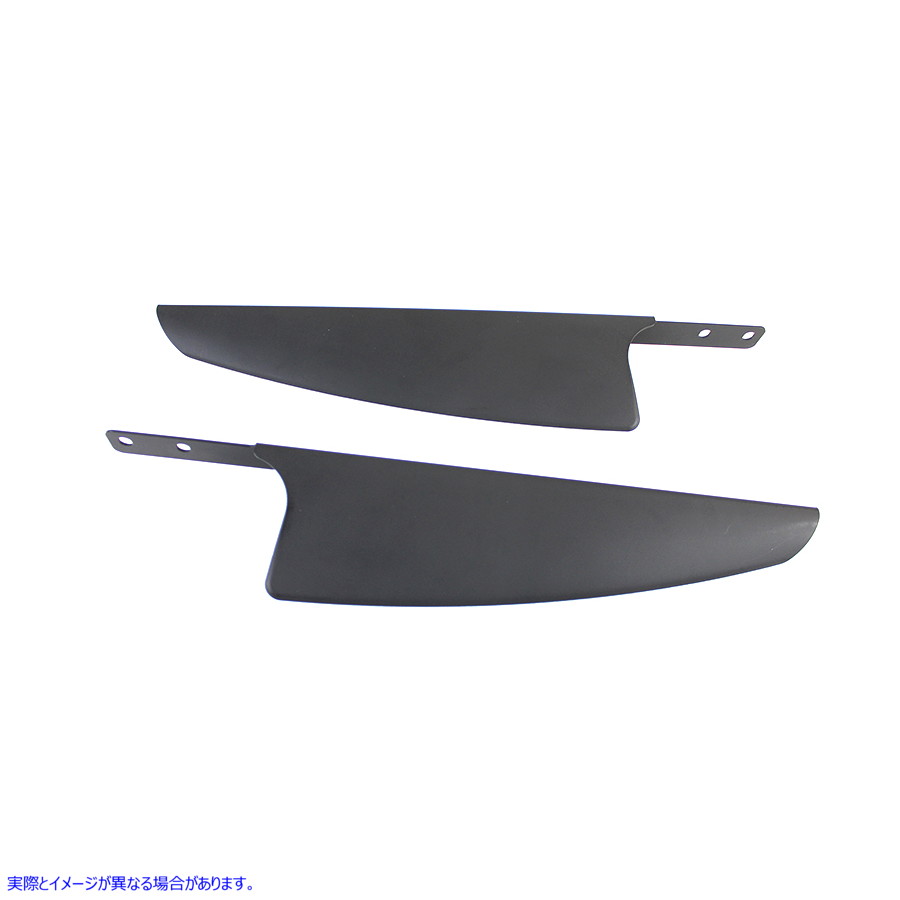 50-0726 ブラック フロントガラス ディフレクター セット Black Windshield Deflector Set 取寄せ Vツイン (検索用／-