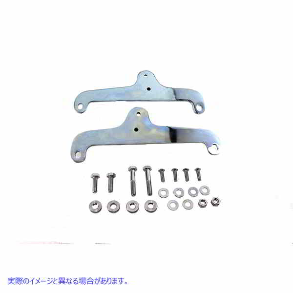 50-0804 シーシーバーサイドプレート 取寄せ Vツイン Sissy Bar Side Plates (検索用／53558-81