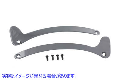 50-0810 シーシーバーサイドプレート Sissy Bar Side Plates 取寄せ Vツイン (検索用／