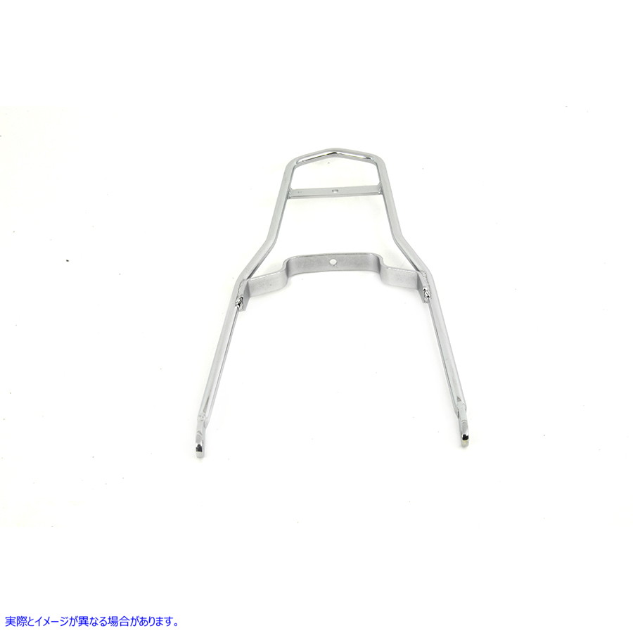 50-0937 24 インチ ラウンド シーシーバー フラット フェンダー スタイル クローム 24 inch Round Sissy Bar Flat Fender Style