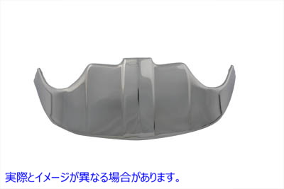 50-0953 ステンレス製フロントフェンダーチップ 取寄せ Vツイン Stainless Steel Front Fender Tip (検索用／59215-49