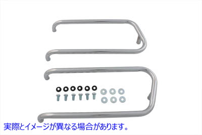 50-0959 クローム サドルバッグ トリム レール キット Chrome Saddlebag Trim Rail Kit 取寄せ Vツイン (検索用／53662-87