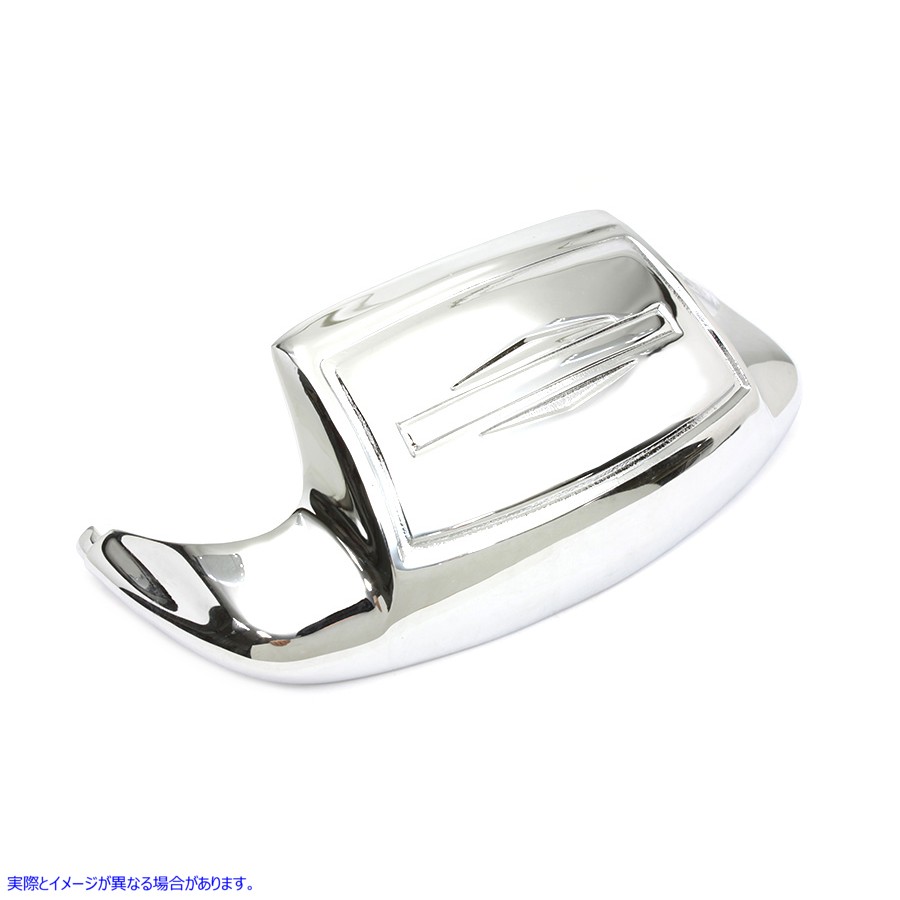 50-1004 クロームフロントフェンダーチップ 取寄せ Vツイン Chrome Front Fender Tip (検索用／59216-59A