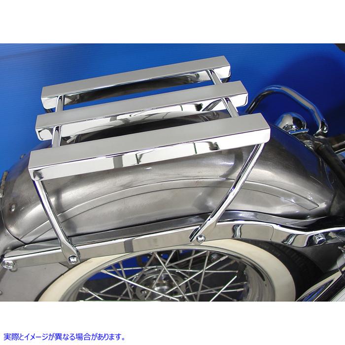 50-1013 3チャンネル ラゲッジラック クローム 3 Channel Luggage Rack Chrome 取寄せ Vツイン (検索用／53403-58D