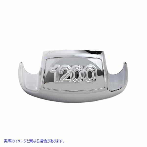 50-1029 クロームフロントフェンダーチップインチ1200インチ 取寄せ Vツイン Chrome Front Fender Tip inch1200 inch (検索用／5